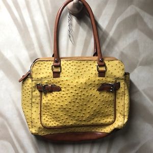 Faux Ostrich purse